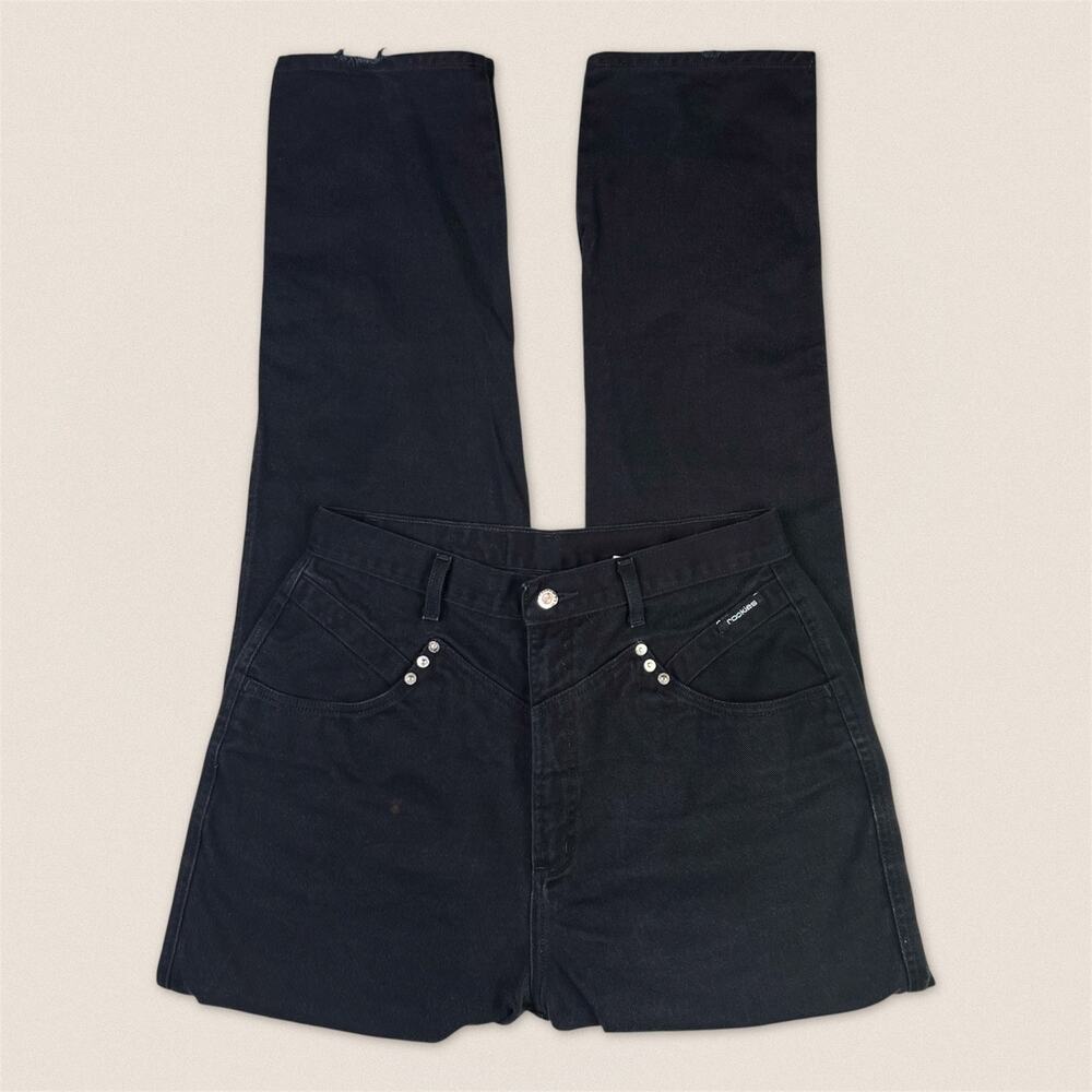 Vintage Western Rockies Rocky Mountain Black Jeans 15/16 - Size 31 x 35‎